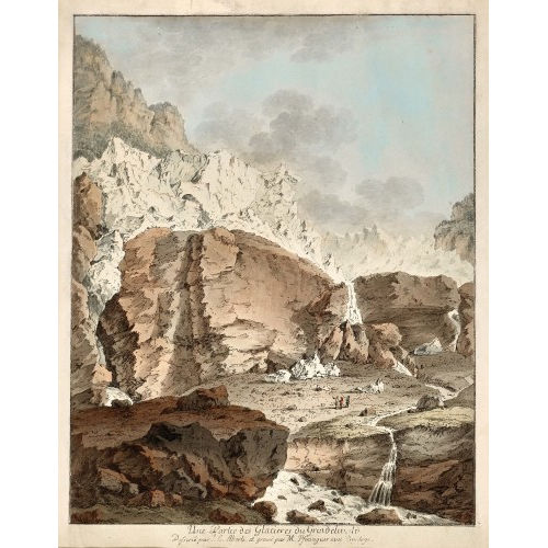 JOHANN LUDWIG ABERLI : 'Une Partie des Glacieres du Grindelwald' (DOBIASCHOFSKY AUKTIONEN AG)
