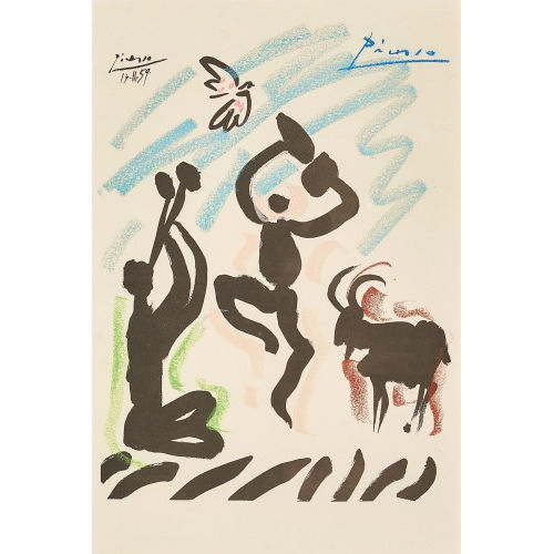 PABLO PICASSO : 'La danse du Berger' (DOBIASCHOFSKY AUKTIONEN AG)