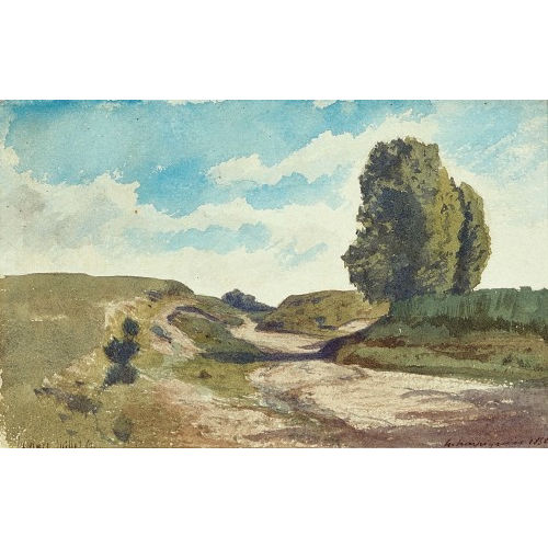 HENRI-JOSEPH HARPIGNIES : Paysage de Saumur (DOBIASCHOFSKY AUKTIONEN AG)