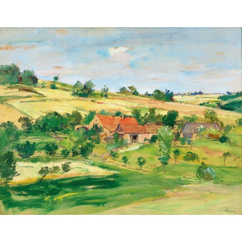 OLDRICH BLAZICEK : Landschaft mit Geh�ft (DOBIASCHOFSKY AUKTIONEN AG)