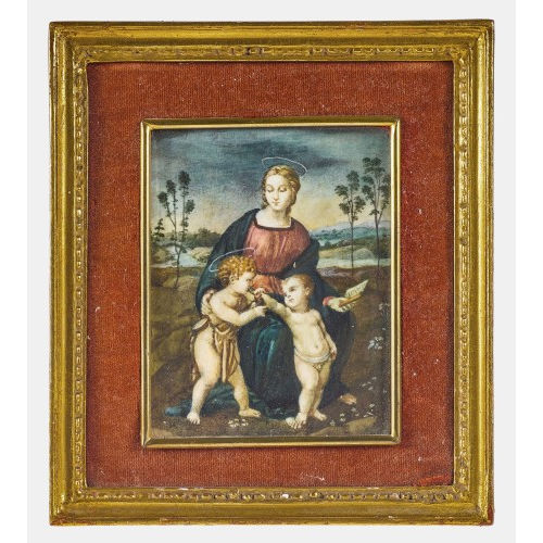 MINIATUR : 'Madonna del Cardellino' (DOBIASCHOFSKY AUKTIONEN AG)