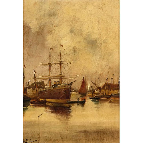 EUG�NE (GEN. DUPUY GALIEN-LALOUE : Le port (DOBIASCHOFSKY AUKTIONEN AG)