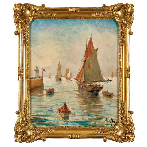 CHARLES MALFROY : Le port (DOBIASCHOFSKY AUKTIONEN AG)