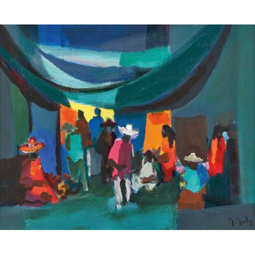 MARCEL MOULY : 'Le march� � Taxco' (DOBIASCHOFSKY AUKTIONEN AG)