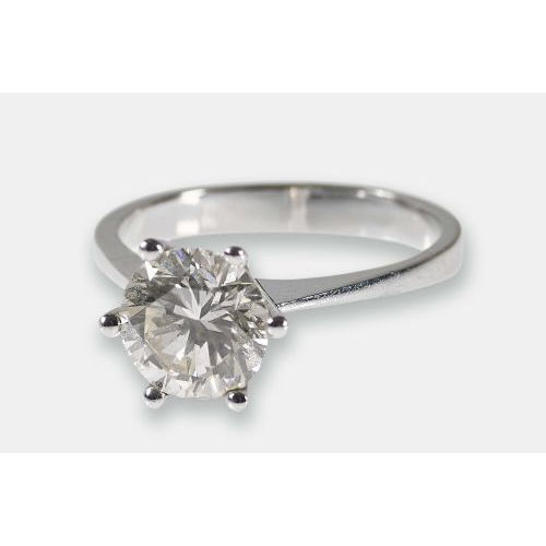 SOLITAIRE-RING : Bucherer, Luzern (DOBIASCHOFSKY AUKTIONEN AG)
