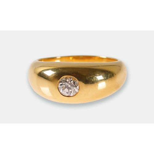 SOLITAIRE-RING : Bucherer, Luzern (DOBIASCHOFSKY AUKTIONEN AG)