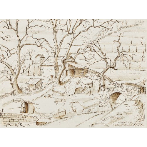 NIKLAUS STOECKLIN : 'Vairano (Ticino)' (DOBIASCHOFSKY AUKTIONEN AG)