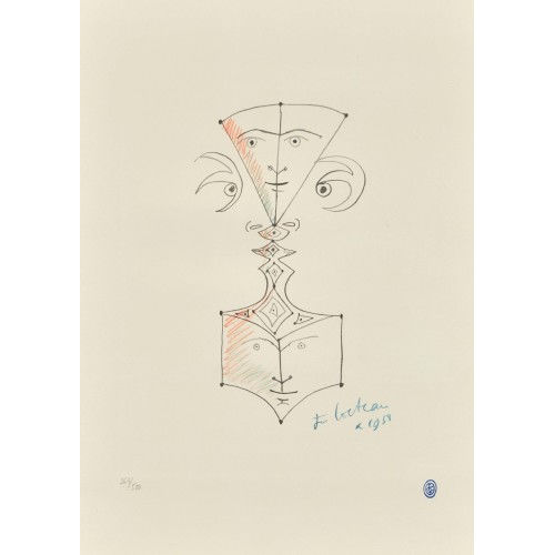 JEAN COCTEAU : T�tes (DOBIASCHOFSKY AUKTIONEN AG)