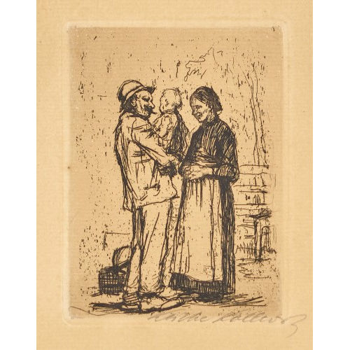 K�THE KOLLWITZ : 'Begr�ssung' (DOBIASCHOFSKY AUKTIONEN AG)