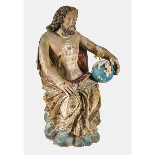17. JH. ALPENL�NDISCH : Christus als Weltenrichter (DOBIASCHOFSKY AUKTIONEN AG)