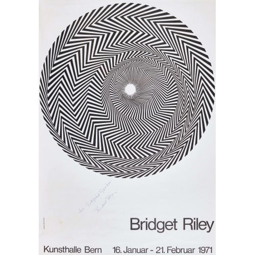 BRIDGET RILEY : 'Kunsthalle Bern 1971' (DOBIASCHOFSKY AUKTIONEN AG)