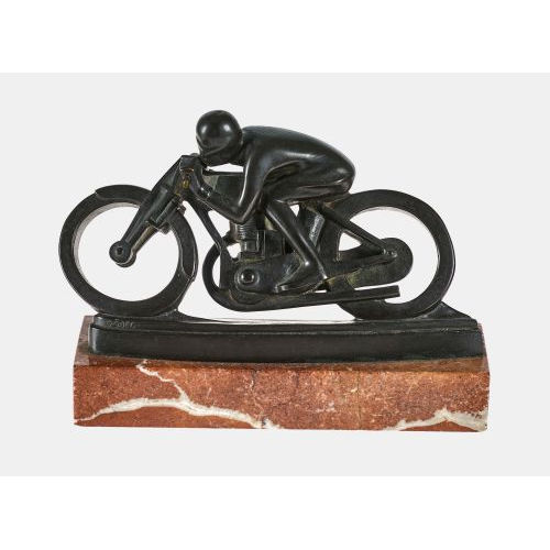 OTAKAR SVEC : 'Motorcyclist (Sunbeam)' (DOBIASCHOFSKY AUKTIONEN AG)