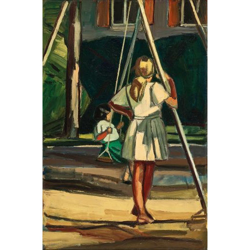 ALBERT SCHNYDER : 'Place de jeux' (DOBIASCHOFSKY AUKTIONEN AG)
