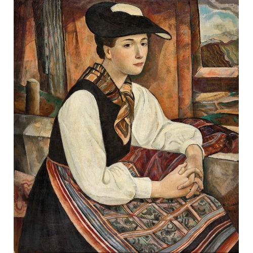 PAUL TH�OPHILE ROBERT : Jeune valaisanne (DOBIASCHOFSKY AUKTIONEN AG)