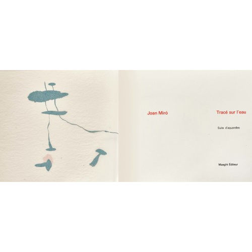 JOAN MIR� : 'Trac� sur l'eau' (DOBIASCHOFSKY AUKTIONEN AG)