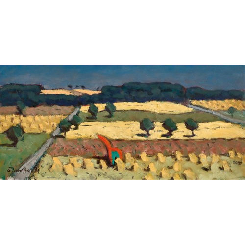 FRED STAUFFER : 'Felder im Waadtland' (DOBIASCHOFSKY AUKTIONEN AG)