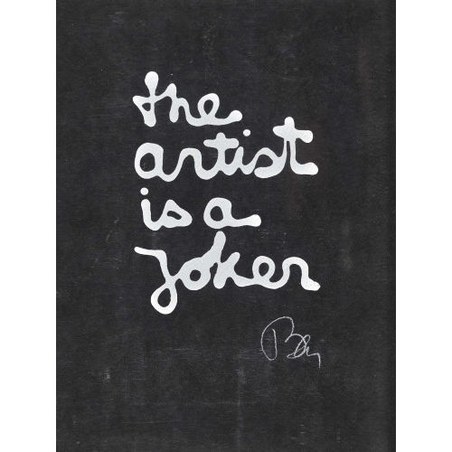 BEN (EIGTL. VAUTIER VAUTIER : 'the artist is a joke' (DOBIASCHOFSKY AUKTIONEN AG)