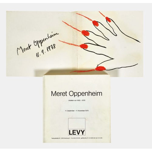 MERET OPPENHEIM : 'Arbeiten von 1930-1978' (DOBIASCHOFSKY AUKTIONEN AG)