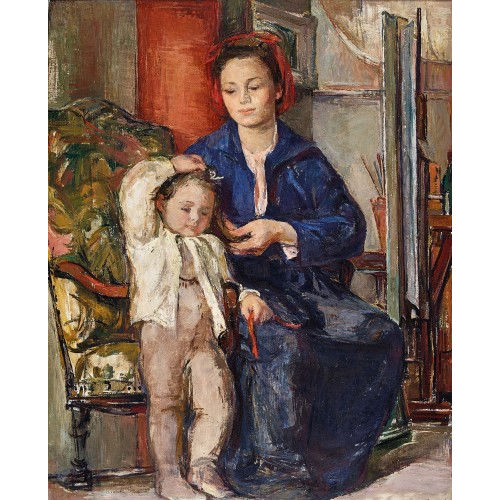 NANETTE GENOUD : M�re et enfant (DOBIASCHOFSKY AUKTIONEN AG)