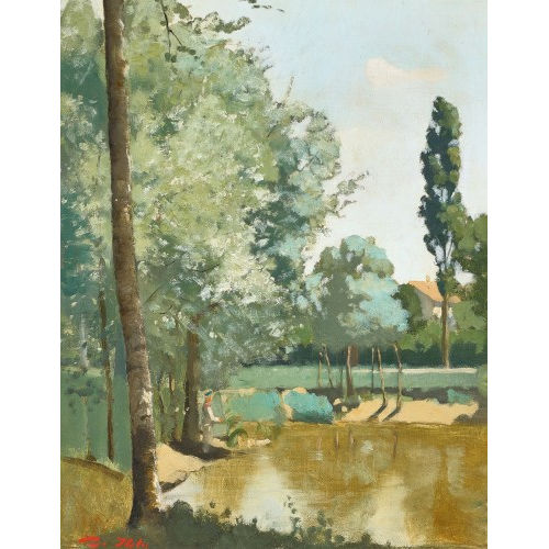 JEAN-DANIEL IHLY : Le parc (DOBIASCHOFSKY AUKTIONEN AG)