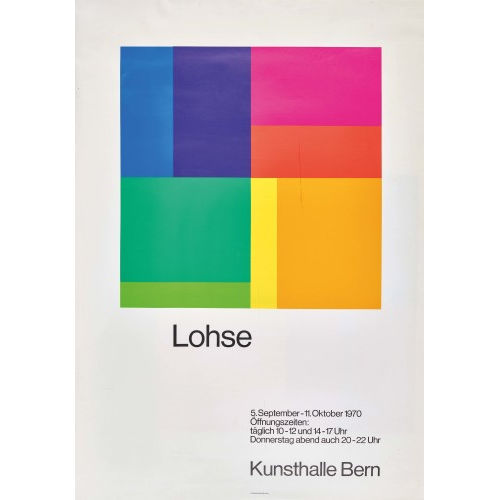 RICHARD PAUL LOHSE : 'Kunsthalle Bern' (DOBIASCHOFSKY AUKTIONEN AG)