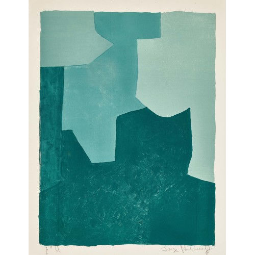 SERGE POLIAKOFF : 'Komposition in Gr�n' (DOBIASCHOFSKY AUKTIONEN AG)