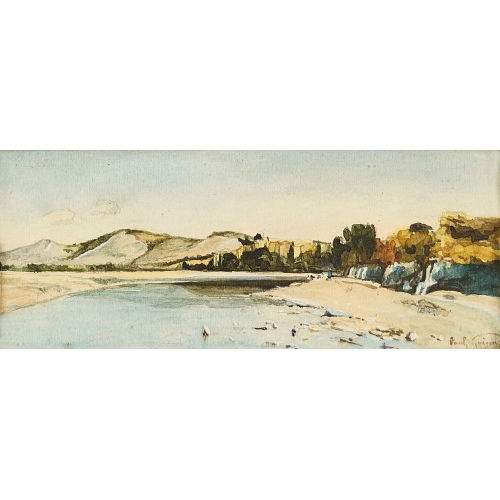 PAUL CAMILLE GUIGOU : 'Les bords de la Durance' (DOBIASCHOFSKY AUKTIONEN AG)