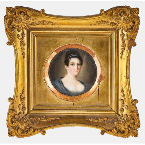 MINIATUR : Portr�t von Caroline von Steiger (DOBIASCHOFSKY AUKTIONEN AG)