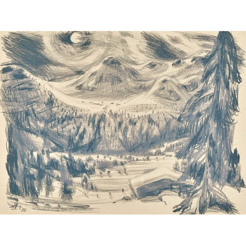 20. JH. SCHWEIZ : Weite Landschaft (DOBIASCHOFSKY AUKTIONEN AG)