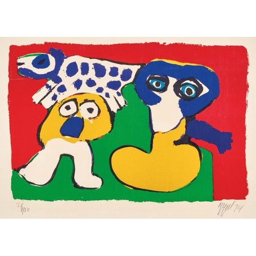 KAREL APPEL : Skurrile Figuren (DOBIASCHOFSKY AUKTIONEN AG)