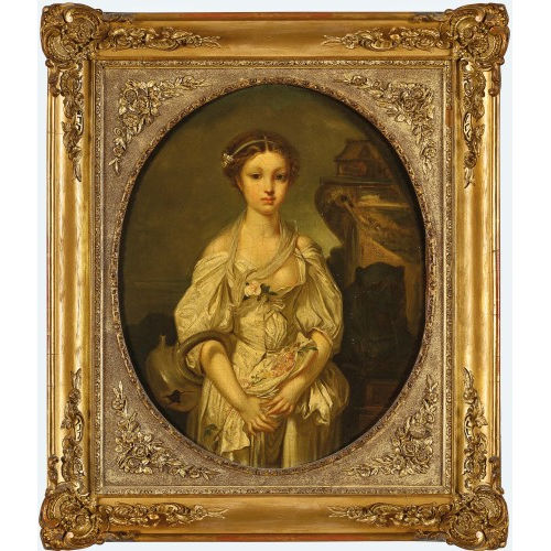 JEAN BAPTISTE GREUZE : Der zerbrochene Krug (DOBIASCHOFSKY AUKTIONEN AG)