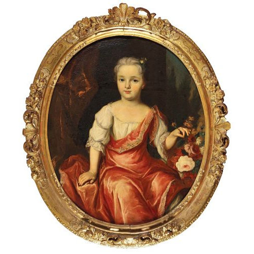 18. JH. SCHWEIZ : Portr�t von Barbara Salome Effinger von Wildegg (1724-1808) (DOBIASCHOFSKY AUKTIONEN AG)