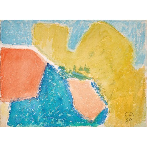 CUNO AMIET : Farbabstraktion auf der Oschwand (DOBIASCHOFSKY AUKTIONEN AG)