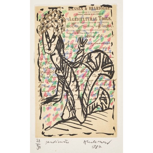 PIERRE ALECHINSKY : 'La jardini�re' (DOBIASCHOFSKY AUKTIONEN AG)