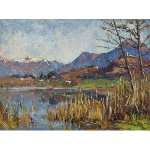 ANGELO GIORGETTI : Lago di Muzzano (DOBIASCHOFSKY AUKTIONEN AG)
