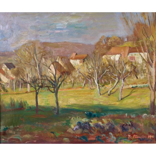 FRITZ P�MPIN : Herbstliche Landschaft (DOBIASCHOFSKY AUKTIONEN AG)