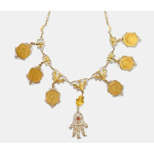 GOLD-COLLIER : (DOBIASCHOFSKY AUKTIONEN AG)