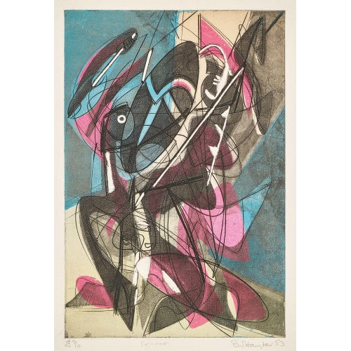 STANLEY WILLIAM HAYTER : 'Combat' (DOBIASCHOFSKY AUKTIONEN AG)