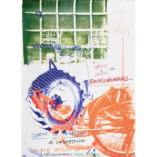 ROBERT MILTON ERNEST RAUSCHENBERG : 'Galerie Weber 1995' (DOBIASCHOFSKY AUKTIONEN AG)