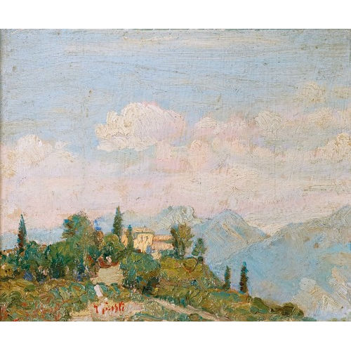 G. GIUSTI : 'Cisano sul Garda' (DOBIASCHOFSKY AUKTIONEN AG)