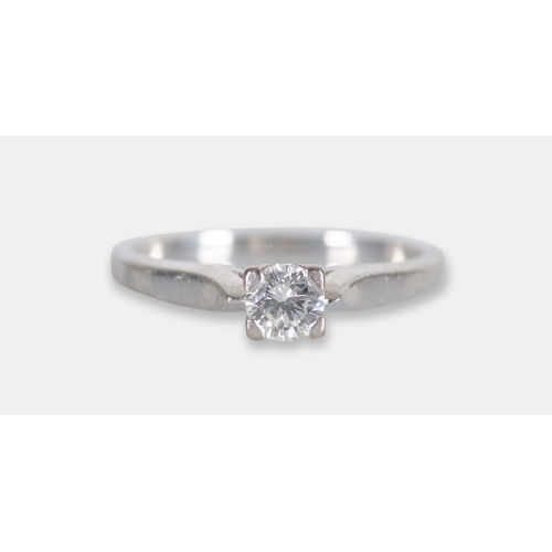 SOLITAIRE-RING : (DOBIASCHOFSKY AUKTIONEN AG)