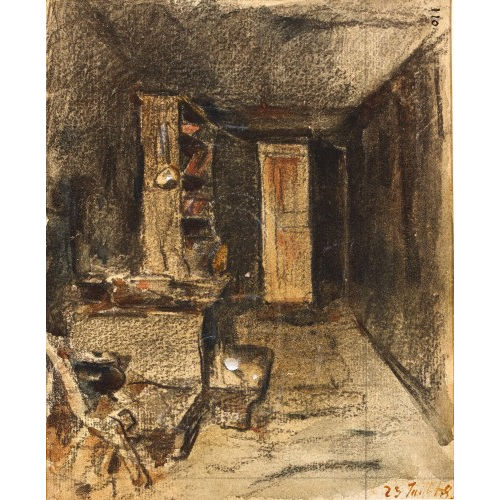ALBERT ANKER : K�cheninterieur (DOBIASCHOFSKY AUKTIONEN AG)
