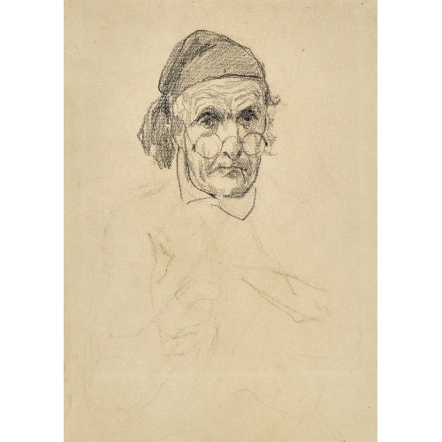 ALBERT ANKER : Portr�t eines alten Mannes (DOBIASCHOFSKY AUKTIONEN AG)