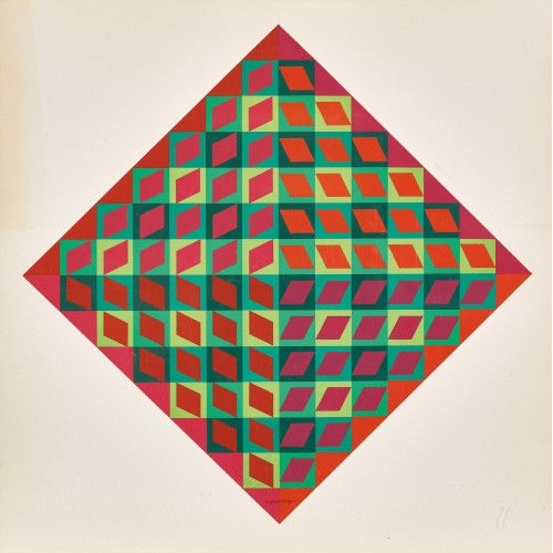 VICTOR VASARELY : Ohne Titel (DOBIASCHOFSKY AUKTIONEN AG)