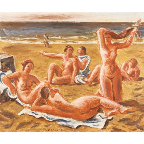 ALEXANDRE BLANCHET : Les baigneuses (DOBIASCHOFSKY AUKTIONEN AG)