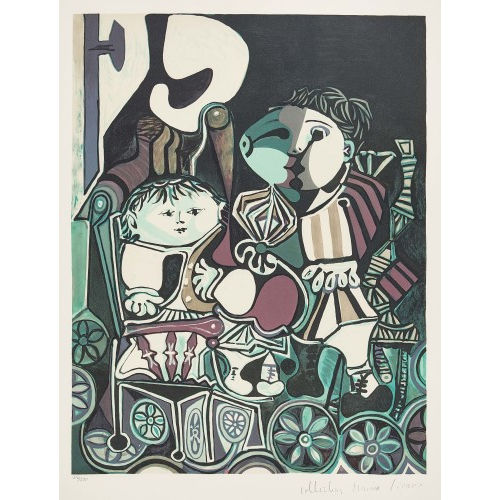 PABLO PICASSO : 'Claude et Paloma' (DOBIASCHOFSKY AUKTIONEN AG)