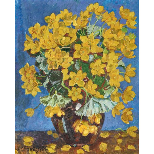 HENRI-CLAUDIUS FORESTIER : Blumenstillleben (DOBIASCHOFSKY AUKTIONEN AG)