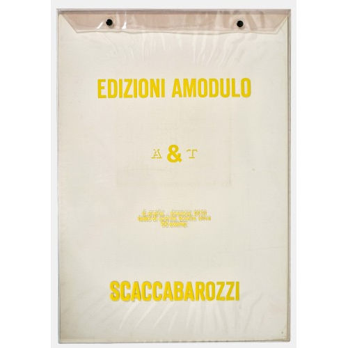 ANTONIO SCACCABAROZZI : 'A&T' (DOBIASCHOFSKY AUKTIONEN AG)