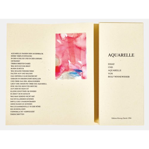 ROLF WINNEWISSER : 'Aquarelle' (DOBIASCHOFSKY AUKTIONEN AG)