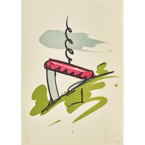 CLAES OLDENBURG : 'The Knife in Br�glingen Park' (DOBIASCHOFSKY AUKTIONEN AG)
